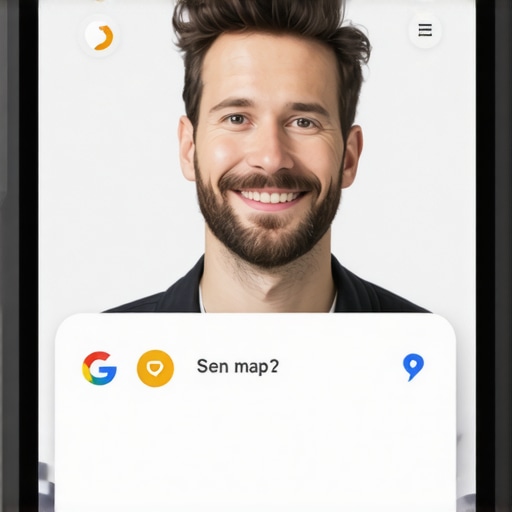 Business owner working on Google Maps profile optimization
