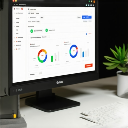 A workspace setup with multiple SEO and tracking tools open on a computer for maintaining Google Maps rankings.