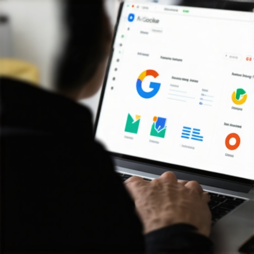 Maintaining Local Map Rankings with Powerful Tools Person analyzing local SEO tools and dashboard for map ranking stability.