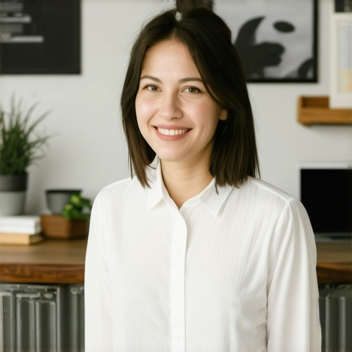 Business owner optimizing local SEO profile with keyword-rich descriptions and images