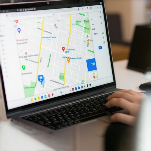 Optimizing Google My Business Profile for Local SEO Person editing business information on Google Maps