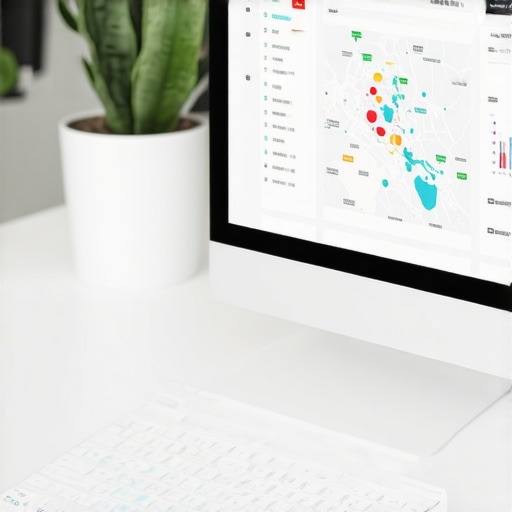 Screenshot of SEO software monitoring local map rankings and citations.